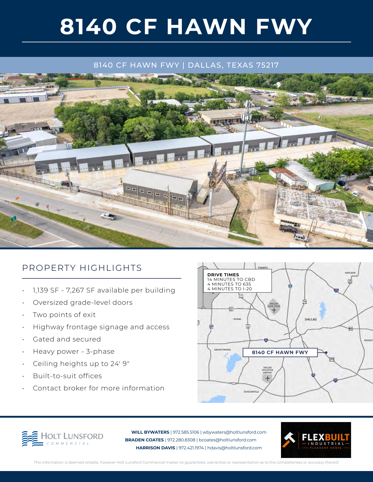 FLEXBUILT Industrial property flyer preview